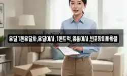 용달1톤용달차,용달이사,1톤트럭,원룸이사,반포장이사화물