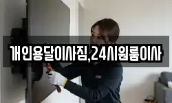 개인용달이사짐,24시원룸이사