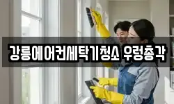 강릉에어컨세탁기청소 우렁총각
