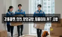강릉콜밴,인천,양양공항,원룸이사,MT,소형