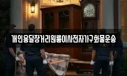 개인용달장거리원룸이사전자가구화물운송