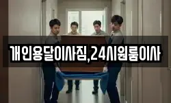 개인용달이사짐,24시원룸이사