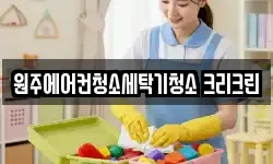 원주에어컨청소세탁기청소 크리크린