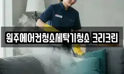 원주에어컨청소세탁기청소 크리크린