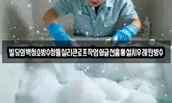 빌딩외벽청소방수창틀실리콘로프작업슁글선홈통설치우레탄방수