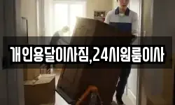 개인용달이사짐,24시원룸이사