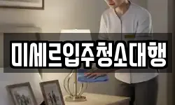 미세르입주청소대행