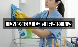 매트리스소파청소패브릭침대진드기쇼파세탁