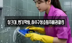 싱크대,변기막힘,하수구청소원주배관클린