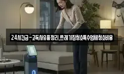 24시긴급-고독사유품정리,쓰레기집청소특수업체청소비용