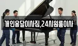 개인용달이사짐,24시원룸이사