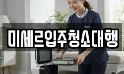 미세르입주청소대행