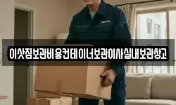 이삿짐보관비용컨테이너보관이사실내보관창고
