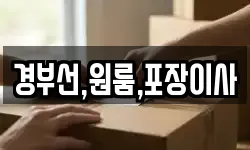 경부선,원룸,포장이사