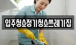 입주청소정기청소쓰레기집
