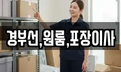 경부선,원룸,포장이사