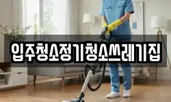 입주청소정기청소쓰레기집