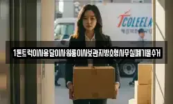 1톤트럭이사용달이사원룸이사보관지방소형사무실폐기물수거