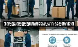 에어컨설치이전할인판매시스템중고냉난방기가스충전삼성캐리어