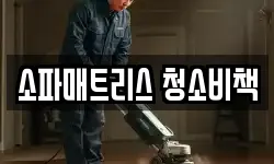 소파매트리스 청소비책