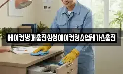에어컨냉매충전삼성에어컨청소업체가스충전