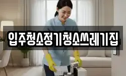 입주청소정기청소쓰레기집