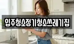 입주청소정기청소쓰레기집