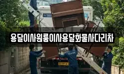 용달이사원룸이사용달화물사다리차