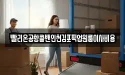 빨리온공항콜밴인천김포픽업원룸이사비용