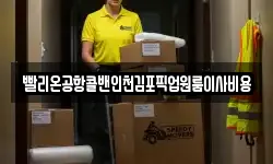 빨리온공항콜밴인천김포픽업원룸이사비용