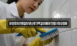 사업장시스템설치냉난방기벽걸이에어컨필터청소업체