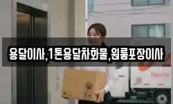 용달이사,1톤용달차화물,원룸포장이사