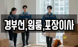 경부선,원룸,포장이사