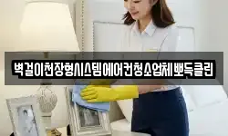 벽걸이천장형시스템에어컨청소업체뽀득클린