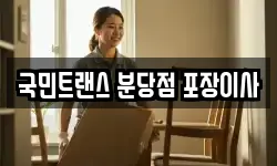 국민트랜스 분당점 포장이사