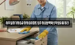 사무실정기청소공장청소아파트입주청소완벽왁스작업유품정리