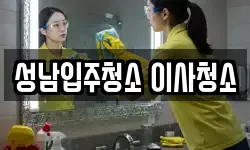 성남입주청소 이사청소