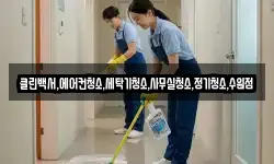 클린백서,에어컨청소,세탁기청소,사무실청소,정기청소,수원점