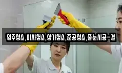 입주청소,이사청소,상가청소,준공청소,줄눈시공-결
