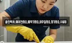 클린백서,에어컨청소,세탁기청소,사무실청소,정기청소,수원점
