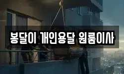 봉달이 개인용달 원룸이사