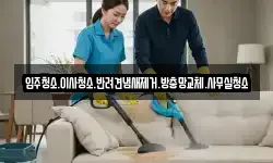 입주청소.이사청소.반려견냄새제거.방충망교체.사무실청소
