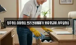 입주청소.이사청소.반려견냄새제거.방충망교체.사무실청소