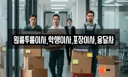 원룸투룸이사,학생이사,포장이사,용달차