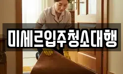 미세르입주청소대행