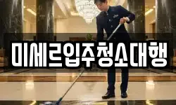 미세르입주청소대행