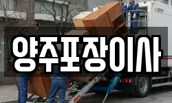 양주포장이사