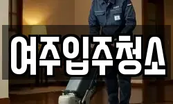 여주입주청소