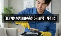 에어컨청소냉매가스충전수리세탁기건조기청