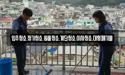 입주청소.정기청소.원룸청소.계단청소.이사청소.대형폐기물